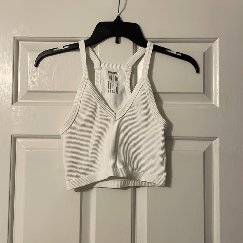 RSQ white crop top